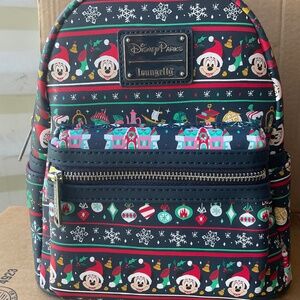 Disney parks Christmas ugly sweater loungefly